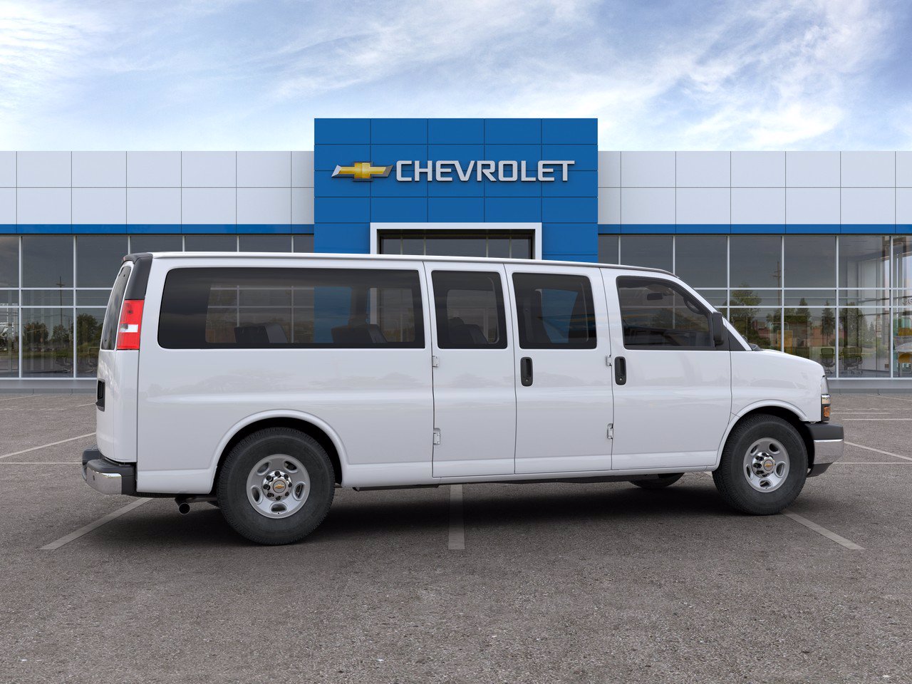 New 2020 Chevrolet Express Passenger LT Full-size Passenger Van in ...